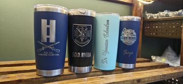 Colección de vasos personalizados