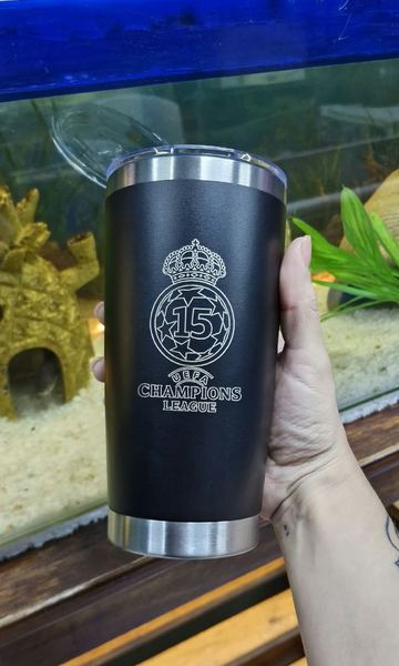 Vaso con escudo de tu equipo